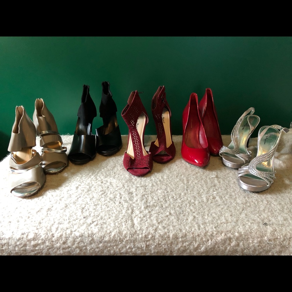 Lot of 9 (or 11) Women’s Shoes